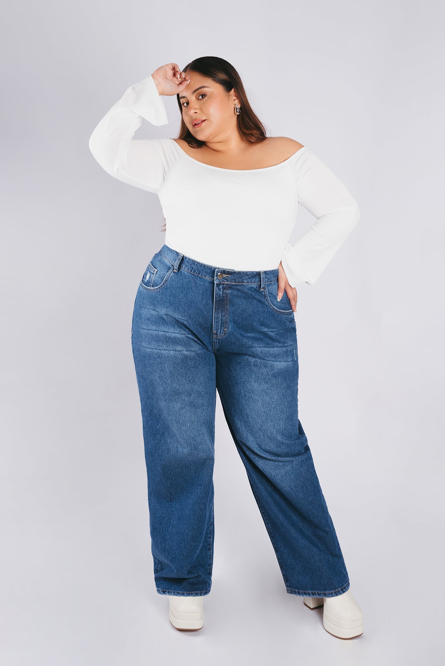 WIDE LEG ARIA - BLUE